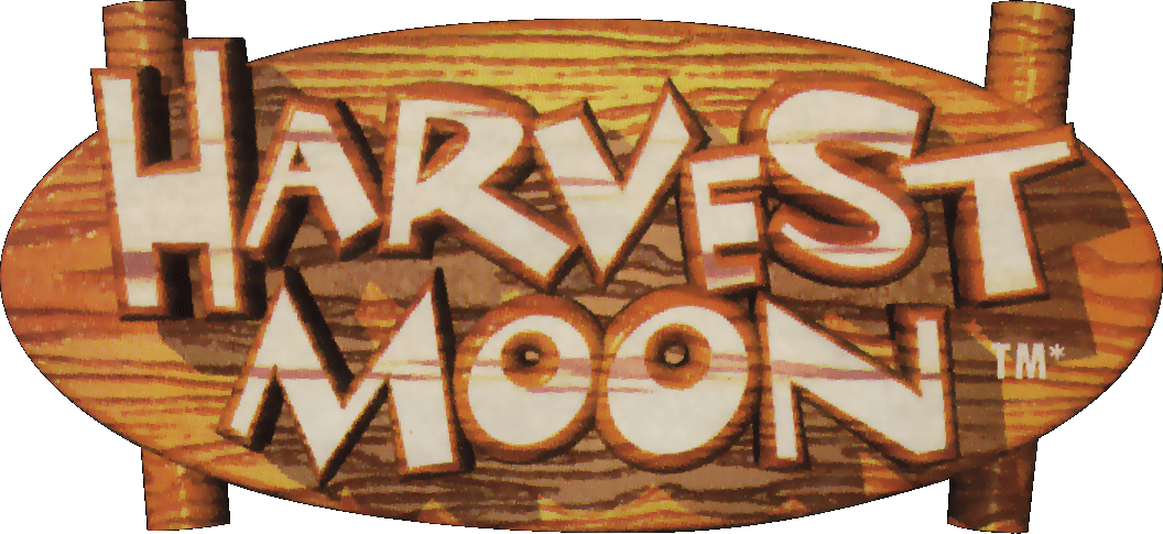 Harvest Moon logo for Super Nintendo